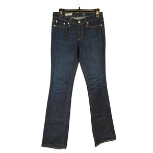 AG‎ Adriano Goldschmied The Jessie Curvy Boot Fit Dark Wash Denim Jeans 26